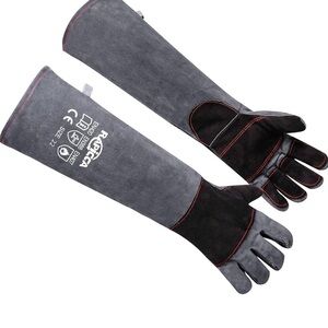 RAPICCA Animal Handling Gloves for Animal Rescue & Rehab Reinforced Leather NWT